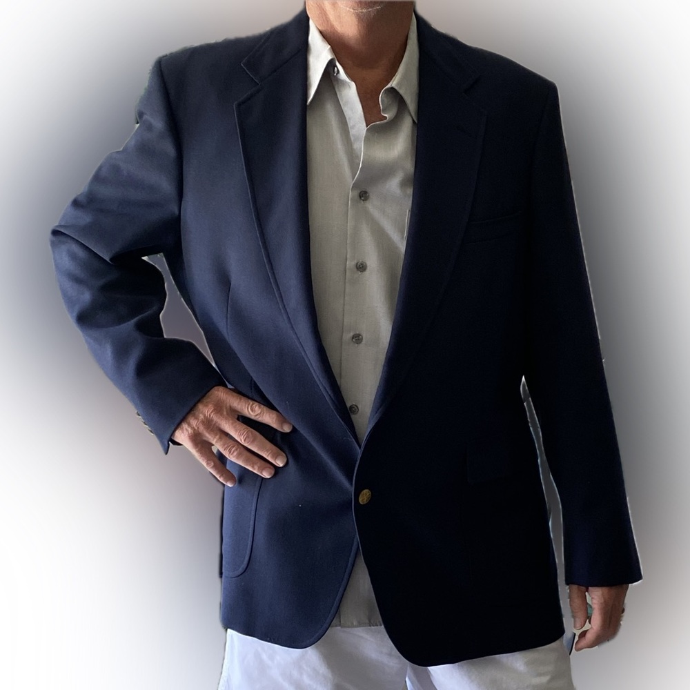 ALEXANDER LLOYD Men’s navy blue sport coat